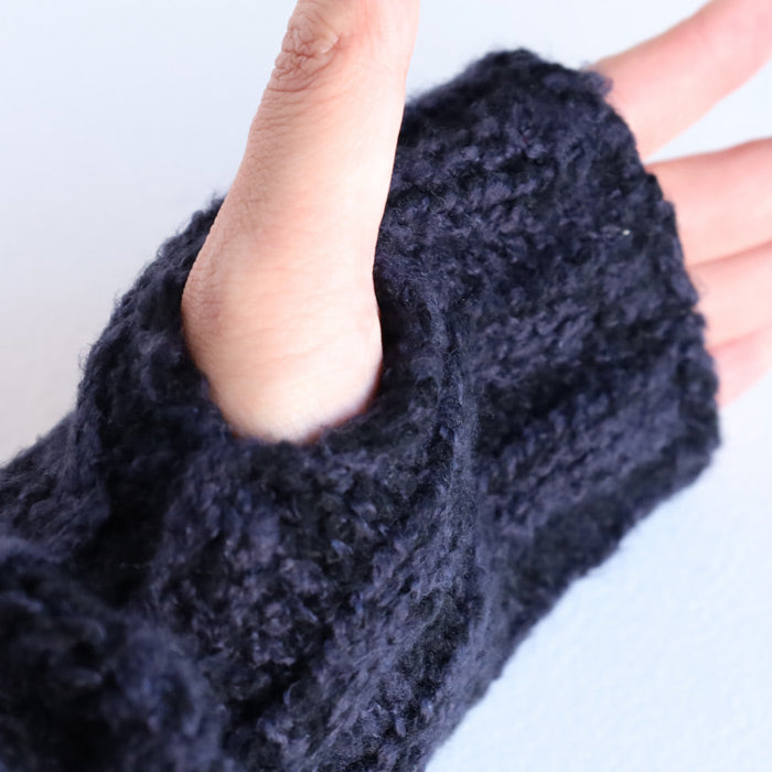 Hasegawa Silk Rib Arm Warmers for Women [GL0954] Gloves, Hand Warmers, Cold Protection, Moisturizing