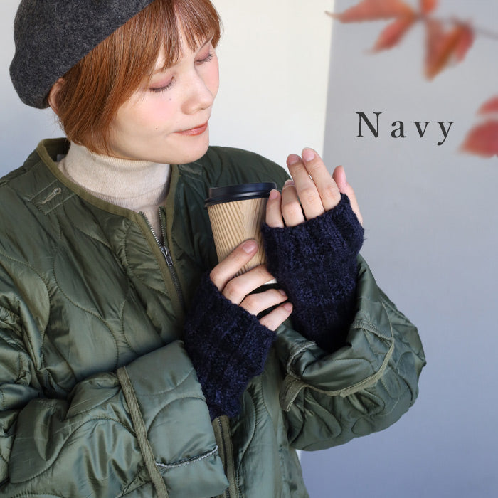 Hasegawa Silk Rib Arm Warmers for Women [GL0954] Gloves, Hand Warmers, Cold Protection, Moisturizing