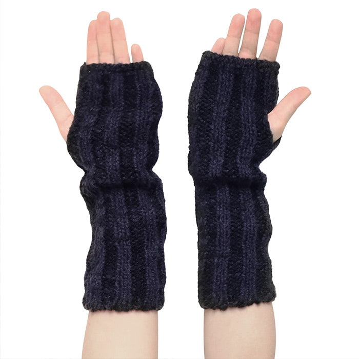 Hasegawa Silk Rib Arm Warmers for Women [GL0954] Gloves, Hand Warmers, Cold Protection, Moisturizing