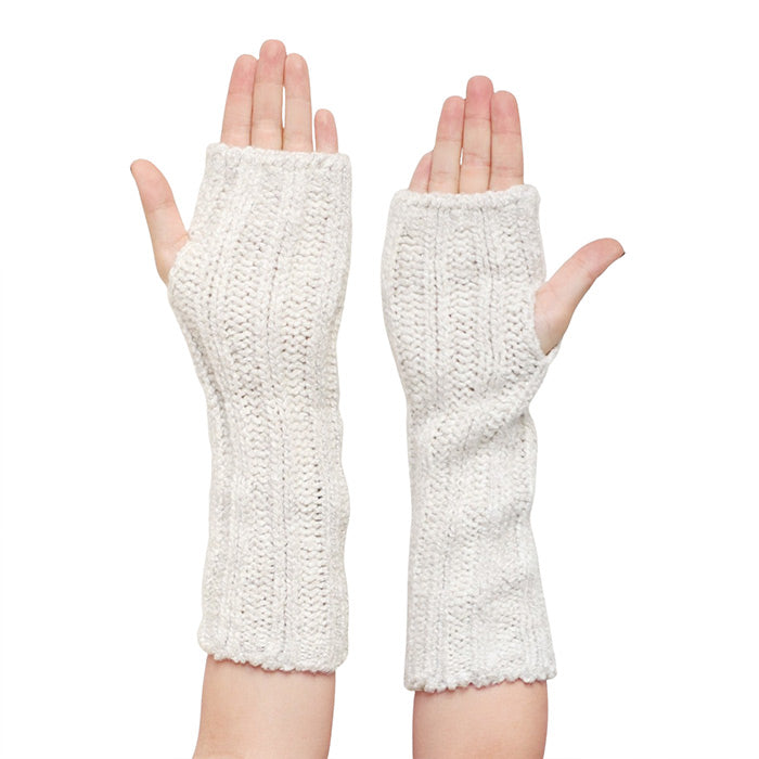 Hasegawa Silk Rib Arm Warmers for Women [GL0954] Gloves, Hand Warmers, Cold Protection, Moisturizing