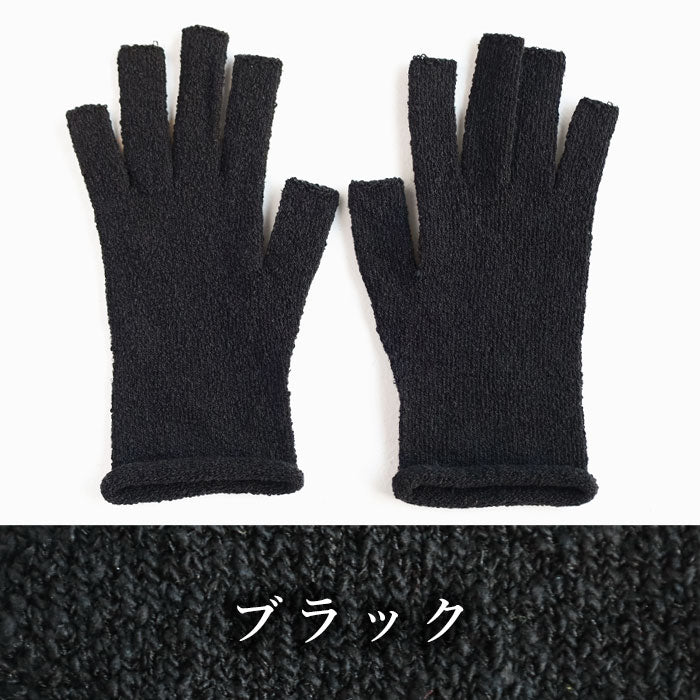 hasegawa（ハセガワ）長谷川商店 エコシルク 指切りグローブ レディース [GL1039] 手袋 ハンドケア 防寒 保湿