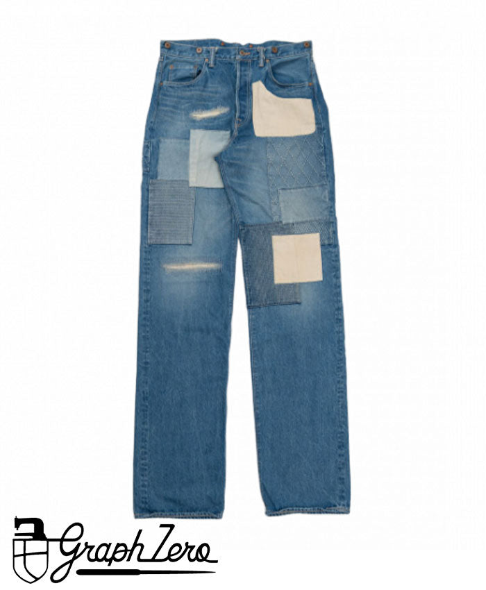 graphzero(グラフゼロ) 13oz リメイク ヘリテージジーンズ パッチ
