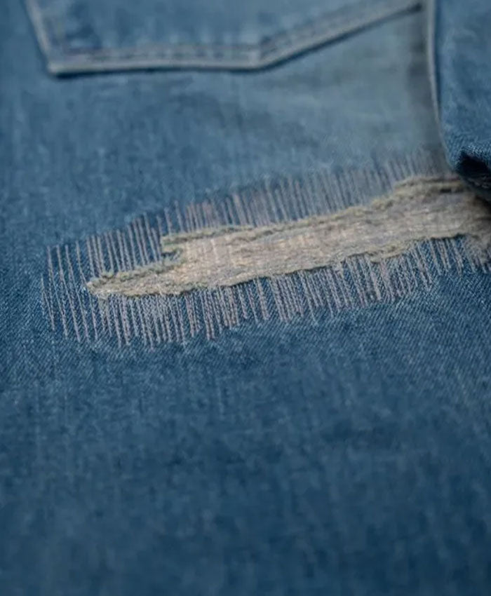 graphzero 13oz Remake Heritage Jeans Patchwork Indigo Used Wash [GZ-13HRJ-PW] Okayama Kurashiki Kojima Jeans Denim Brand