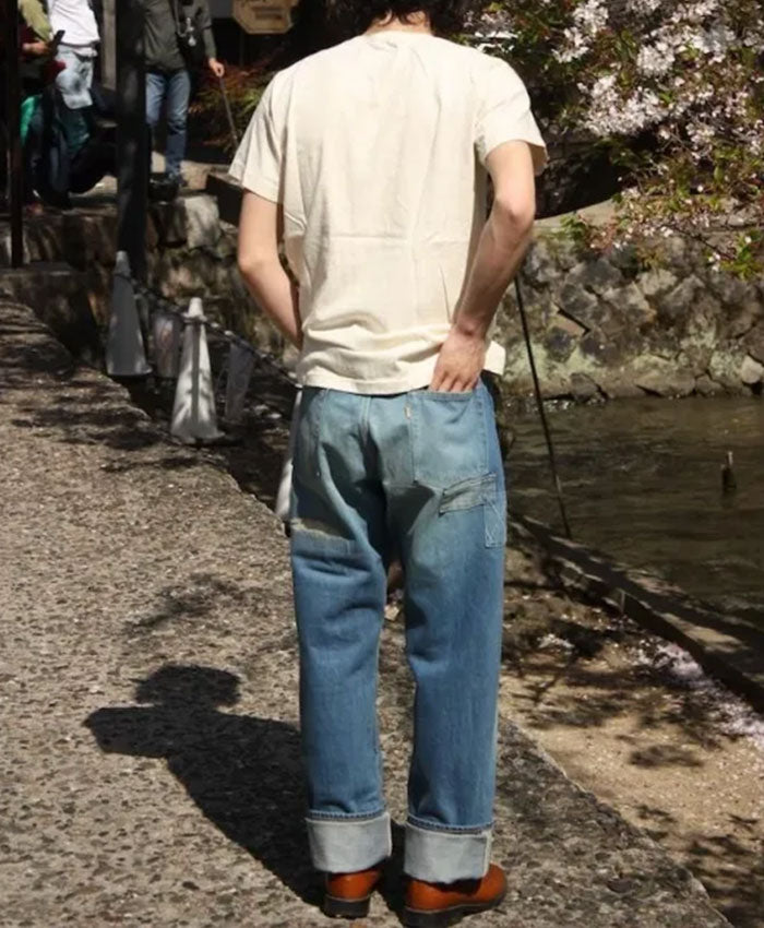 graphzero 13oz Remake Heritage Jeans Patchwork Indigo Used Wash [GZ-13HRJ-PW] Okayama Kurashiki Kojima Jeans Denim Brand