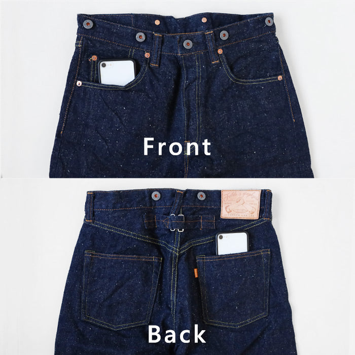 graphzero（グラフゼロ）15oz ヘリテージジーンズ ネップヤーン メンズ レディース 男女兼用 [GZ-15HRJ-0510NP]