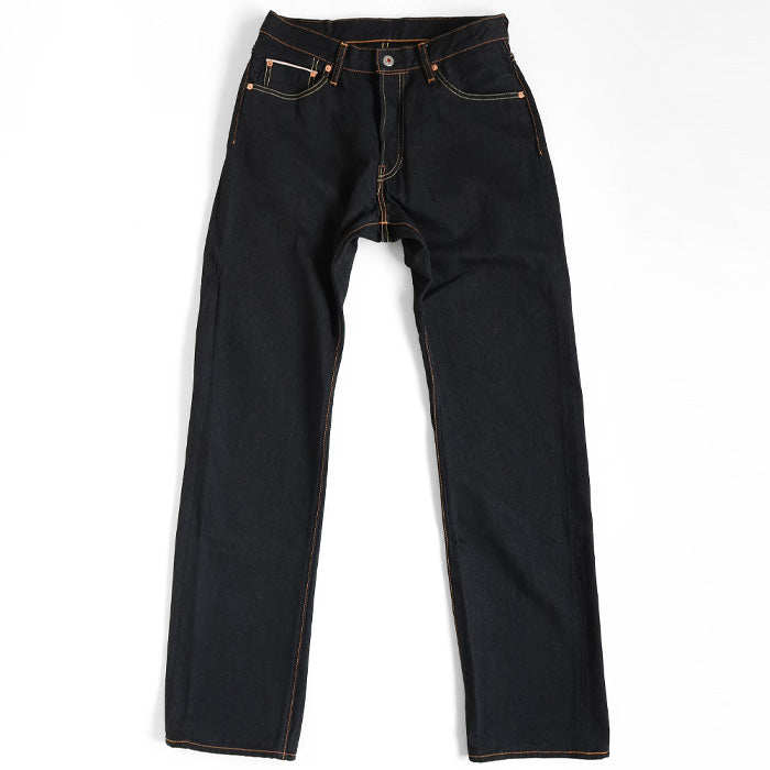 graphzero 15oz slim straight jeans black [GZ-15SLST-BK]