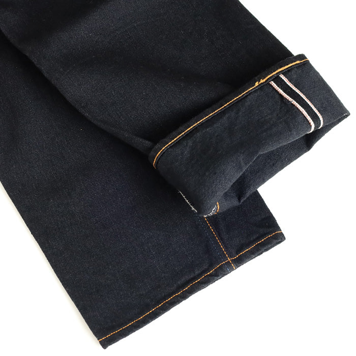 graphzero 15oz slim straight jeans black [GZ-15SLST-BK]