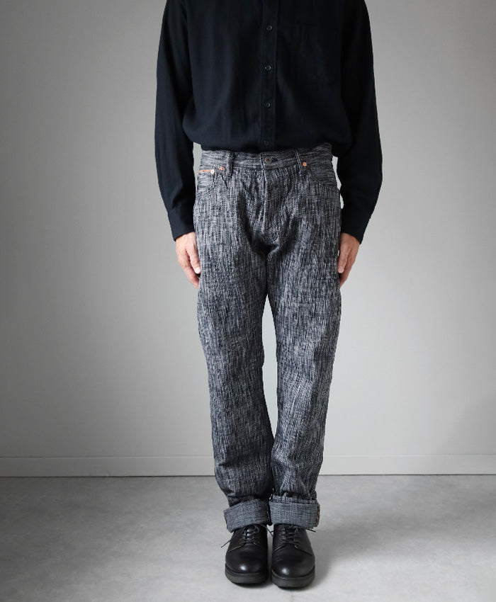 graphzero (グラフゼロ) 綛染め スリムストレートジーンズ 15オンス ブラックグレー セルビッチデニム ワンウォッシュ [GZ-15SLSTSK-BKGY] 岡山 倉敷 児島 ジーンズ デニム ブランド