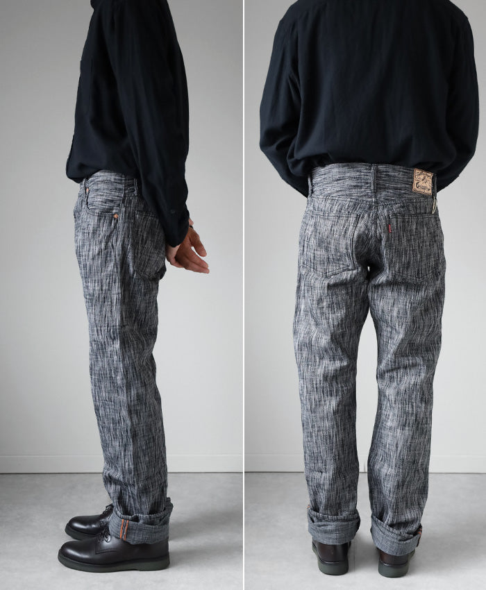 graphzero (グラフゼロ) 綛染め スリムストレートジーンズ 15オンス ブラックグレー セルビッチデニム ワンウォッシュ [GZ-15SLSTSK-BKGY] 岡山 倉敷 児島 ジーンズ デニム ブランド