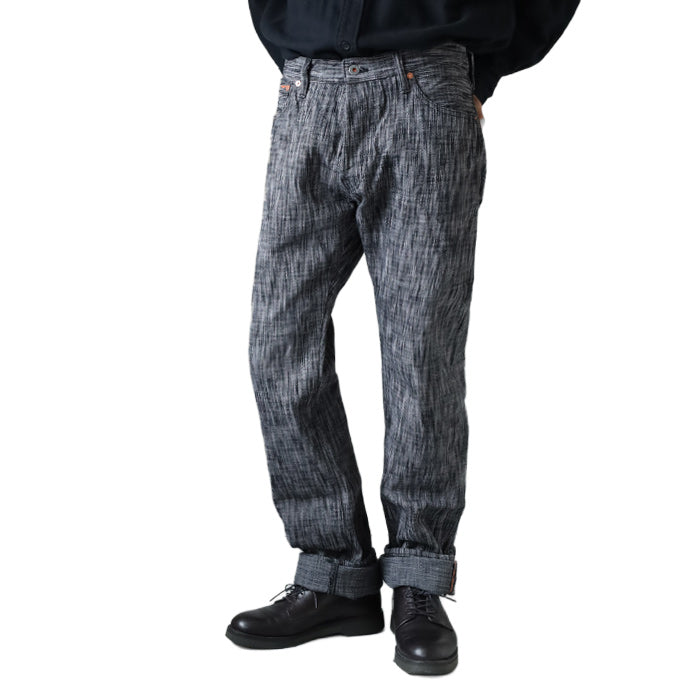 graphzero (グラフゼロ) 綛染め スリムストレートジーンズ 15オンス ブラックグレー セルビッチデニム ワンウォッシュ [GZ-15SLSTSK-BKGY] 岡山 倉敷 児島 ジーンズ デニム ブランド