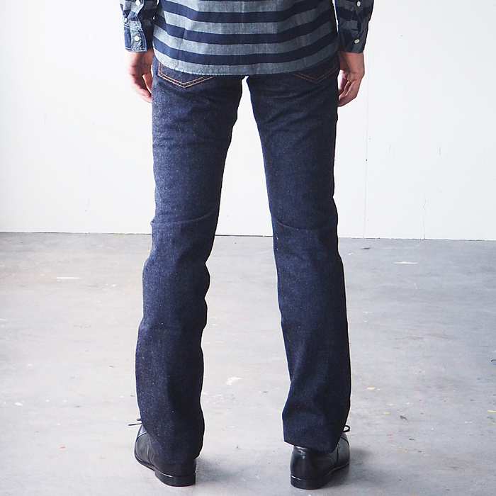 graphzero (graph zero) 16oz selvedge right twill slim jeans one wash men's [GZ-16SL-02-R] 