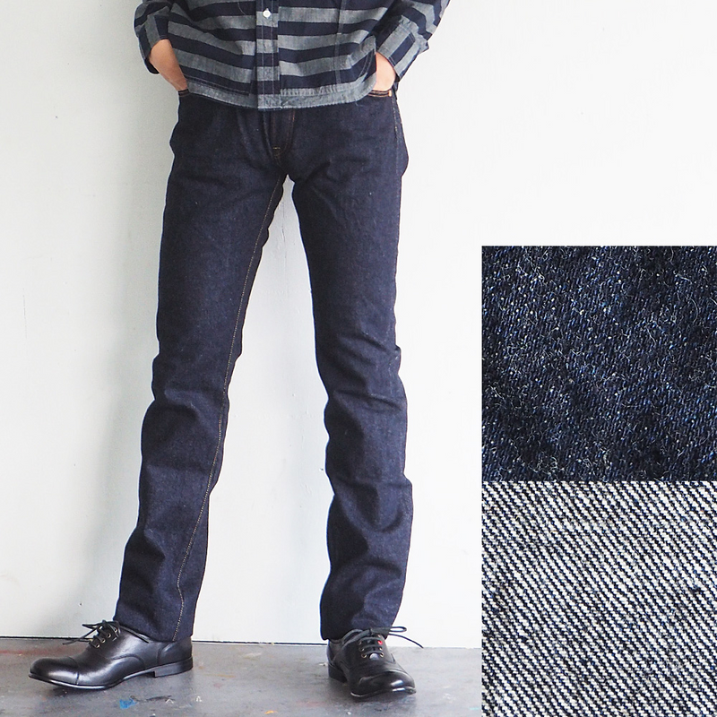graphzero (graph zero) 16oz selvedge right twill slim jeans one wash men's [GZ-16SL-02-R] 