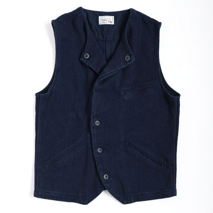 graphzero(グラフゼロ) アビエーターワークベスト インディゴ メンズ レディース 男女兼用 [GZ-AWV-3012]