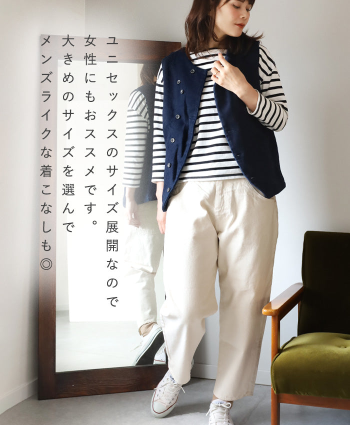 graphzero(グラフゼロ) アビエーターワークベスト インディゴ メンズ レディース 男女兼用 [GZ-AWV-3012]