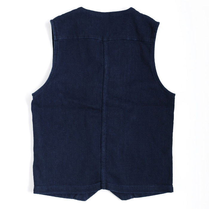 graphzero(グラフゼロ) アビエーターワークベスト インディゴ メンズ レディース 男女兼用 [GZ-AWV-3012]