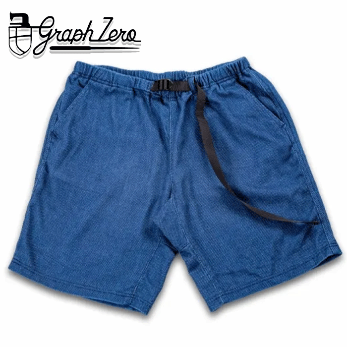 graphzero Climbing Shorts Sashiko Men's Women's Unisex [GZ-CLSP-0608-SK]
