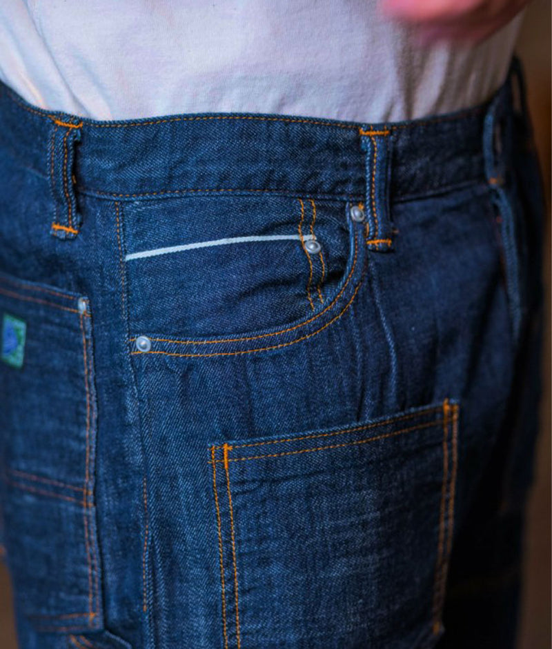 graphzero(グラフゼロ)  ダブルニーショーツ 10ozセルビッチデニム ショートパンツ デニム メンズ [GZ-DKSP-0406]