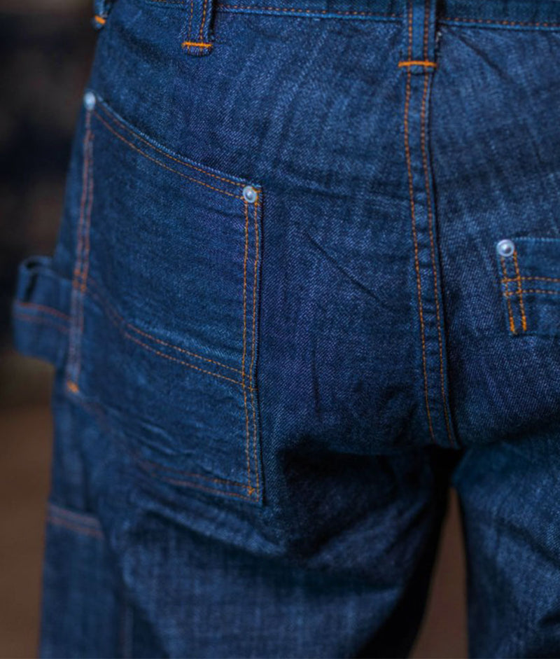 graphzero(グラフゼロ)  ダブルニーショーツ 10ozセルビッチデニム ショートパンツ デニム メンズ [GZ-DKSP-0406]