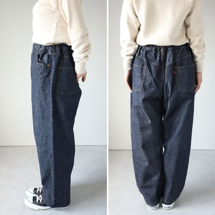 graphzero(グラフゼロ) イージー5ポケットパンツ 10oz セルビッチデニム インディゴ シャンブレー ワンウォッシュ メンズ レディース 男女兼用 [GZ-E5PK-0604-CMB]