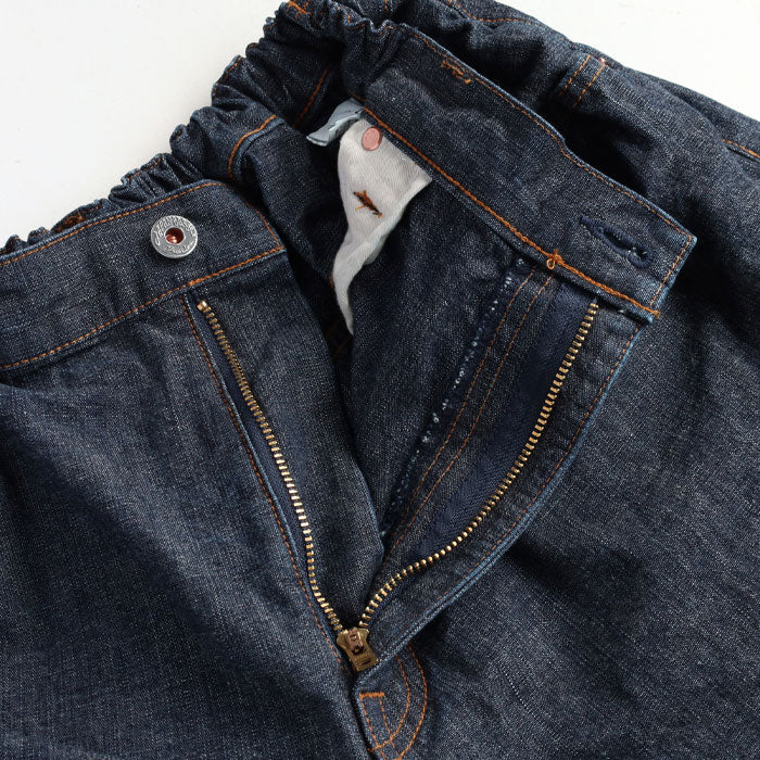 graphzero(グラフゼロ) イージー5ポケットパンツ 10oz セルビッチデニム インディゴ シャンブレー ワンウォッシュ メンズ レディース 男女兼用 [GZ-E5PK-0604-CMB]