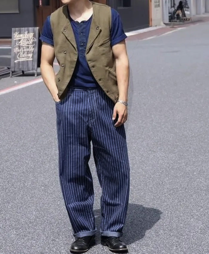 graphzero(グラフゼロ) イージー5ポケットパンツ 11ozデニム インディゴ ウォバッシュ ワンウォッシュ メンズ レディース 男女兼用 [GZ-E5PK-WABA] 岡山 倉敷 児島 ジーンズ デニム ブランド