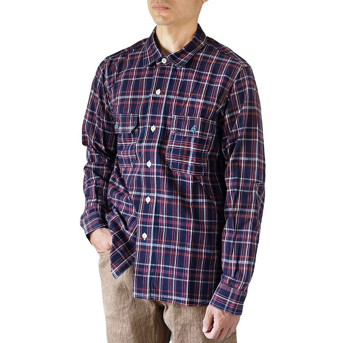 [2 Colors] graphzero (Graph Zero) Elbow Patch Long Sleeve Shirt - Red &amp; Green - Men's &amp; Women's [GZ-ELSL-0603]