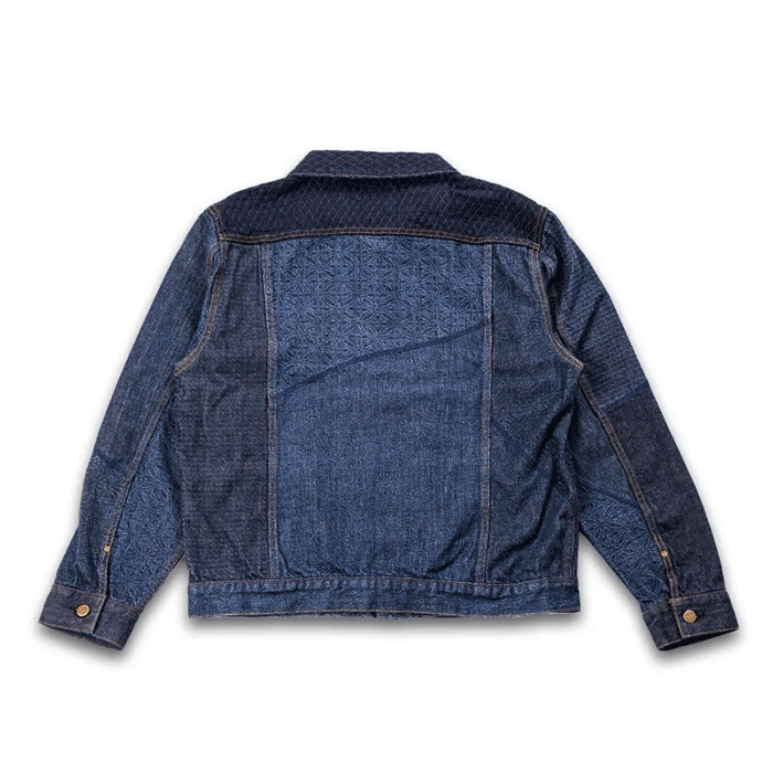 graphzero (グラフゼロ) 10オンス エンボスデニム パッチワークジャケット メンズ レディース 男女兼用 [GZ-ENGJ-0609] 岡山 倉敷 児島 ジーンズ デニム ブランド