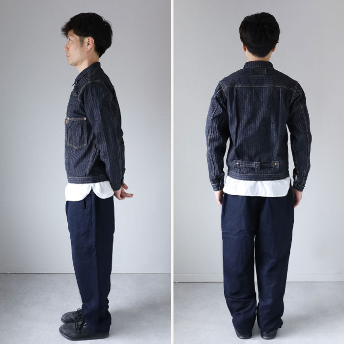graphzero(グラフゼロ) 1st 大戦モデル デニムジャケット 針抜き ヘリンボーン 16オンス セルビッチデニム メンズ レディース 男女兼用 [GZ-GJ1ST-0310-HB]