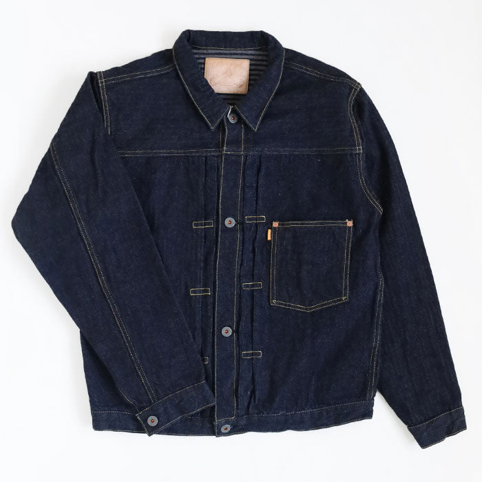 graphzero (graph zero) 1st Great War model denim jacket hickory 16oz selvage denim men's women's unisex [GZ-GJ1ST-0310-HC]