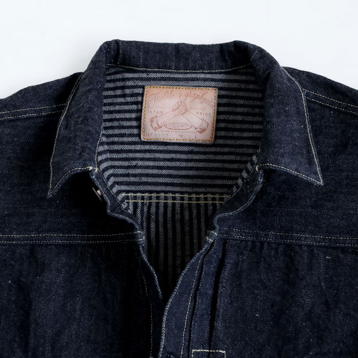 graphzero (graph zero) 1st Great War model denim jacket hickory 16oz selvage denim men's women's unisex [GZ-GJ1ST-0310-HC]