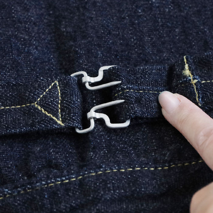 graphzero(グラフゼロ) 1st 大戦モデル デニムジャケット ヒッコリー 16オンス セルビッチデニム メンズ レディース 男女兼用 [GZ-GJ1ST-0310-HC]