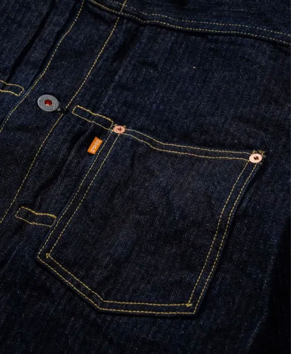 graphzero(グラフゼロ) 1st 大戦モデル デニムジャケット ヘリンボーン 16オンス セルビッチデニム メンズ レディース 男女兼用 [GZ-GJ1ST-HB] 岡山 倉敷 児島 ジーンズ デニム ブランド