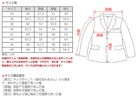 graphzero(グラフゼロ) 1st 大戦モデル デニムジャケット 針抜き