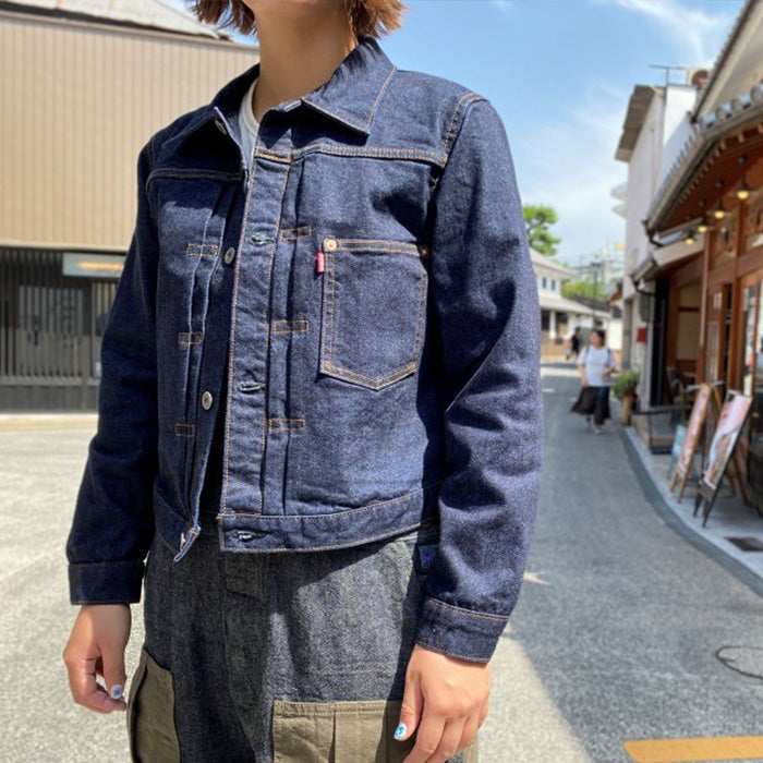 graphzero Monster Stretch 1st War Model Denim Jacket Ladies [GZ-GJ1STMSL-LADIES]
