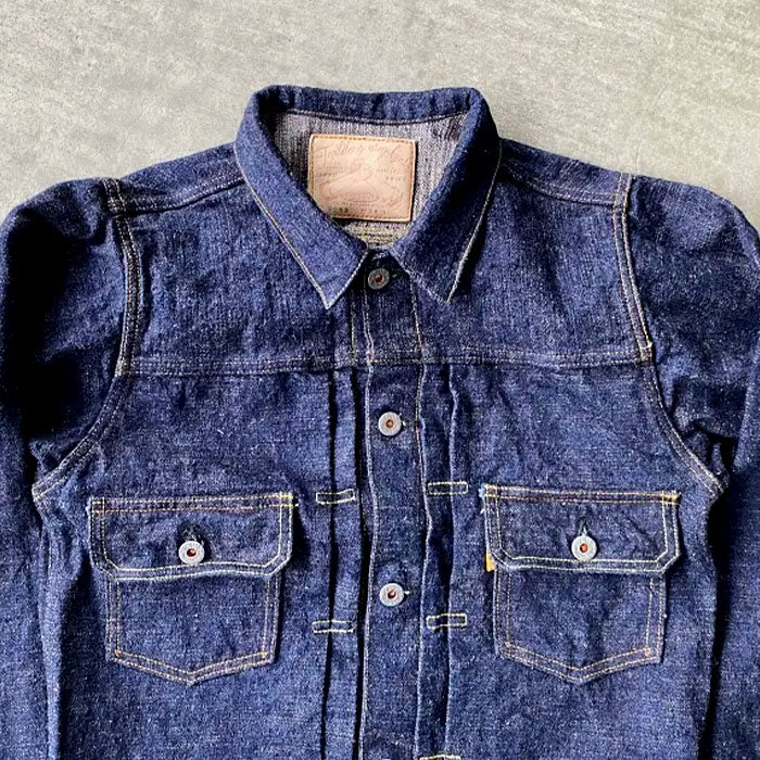 graphzero(グラフゼロ) 15oz セルビッチ デニムジャケット スラブヤーン 2nd メンズ レディース 男女兼用 [GZ-GJ2ND-0511SB]