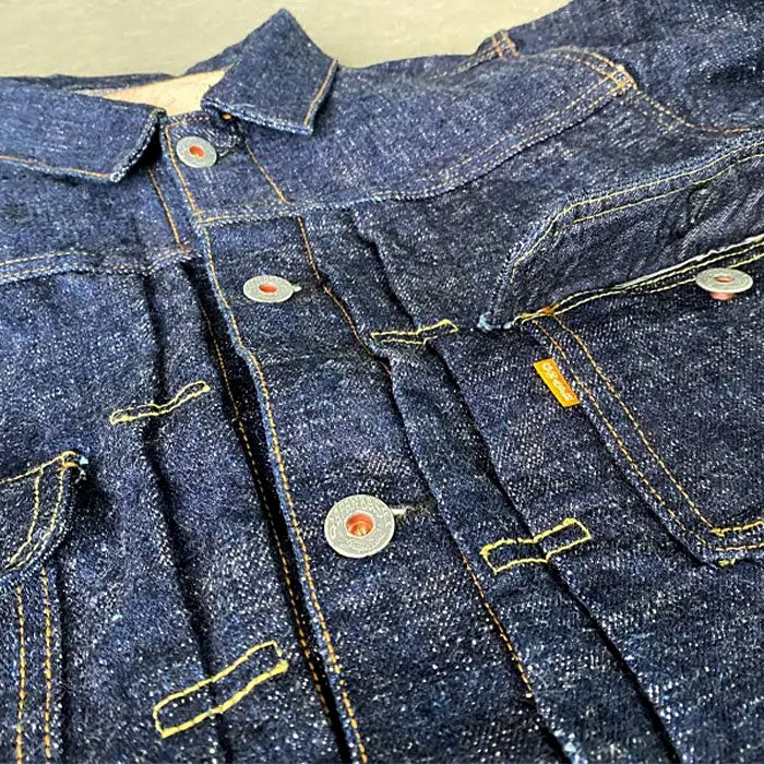 graphzero 15oz Selvedge Denim Jacket Slab Yarn 2nd Men's Women's graphzero 15oz Selvedge Denim Jacket Slab Yarn 2nd Men's Women's