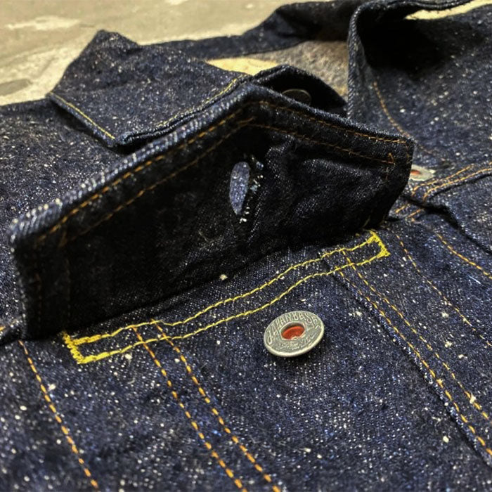 graphzero(グラフゼロ) 15oz セルビッチ デニムジャケット ネップヤーン 3rd メンズ レディース 男女兼用 [GZ-GJ3RD-0511NP]