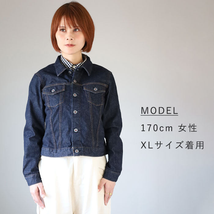 graphzero RidersJEANJACKETMen's Coated Denim Broken Twill Men's [GZ-GJRC-0404-MENS]