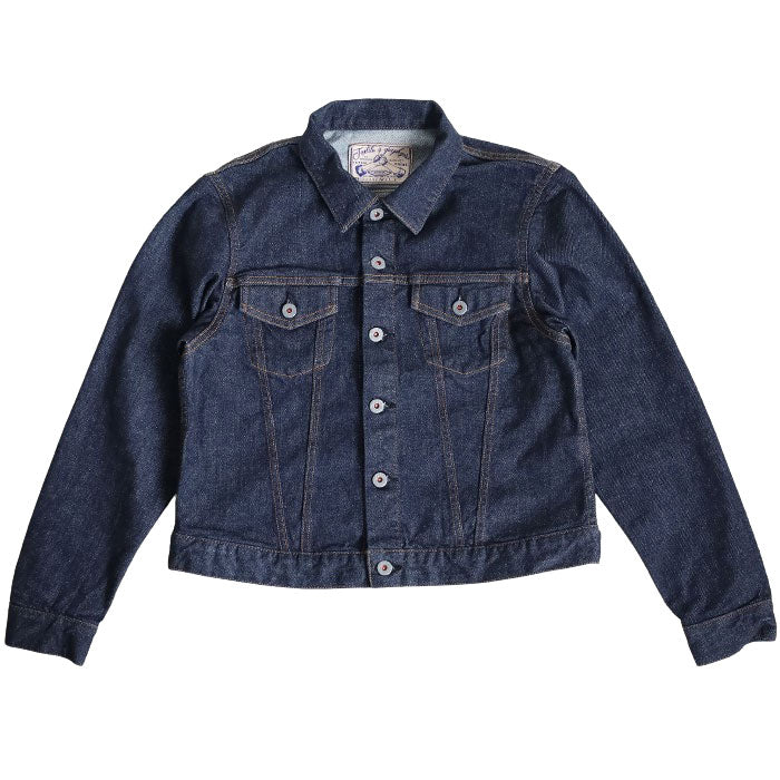 graphzero RidersJEANJACKETMen's Coated Denim Broken Twill Men's [GZ-GJRC-0404-MENS]