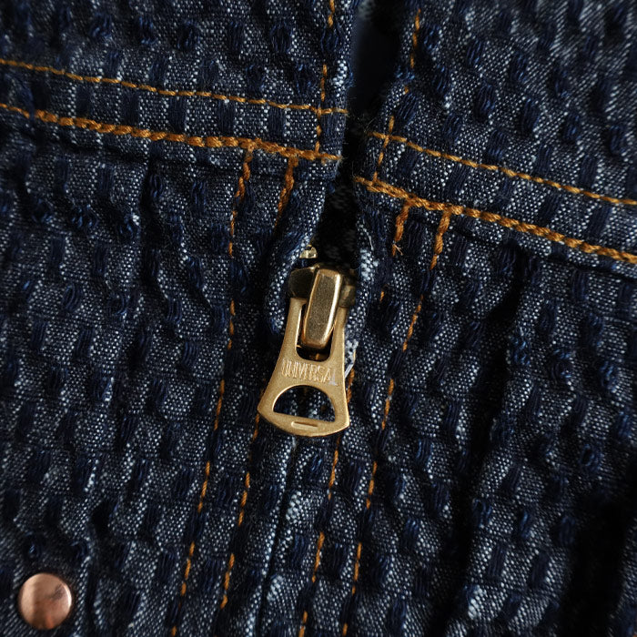 graphzero Riders Jacket Kendo Denim 11oz White Men's [GZ-GJRKN