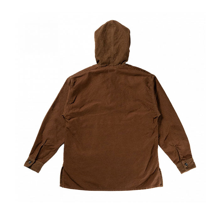 graphzero Gardener Parka Cotton-Linen Uncut Corduroy Brown [GZ-GNPK-BRN] Okayama Kurashiki Kojima Jeans Denim Brand