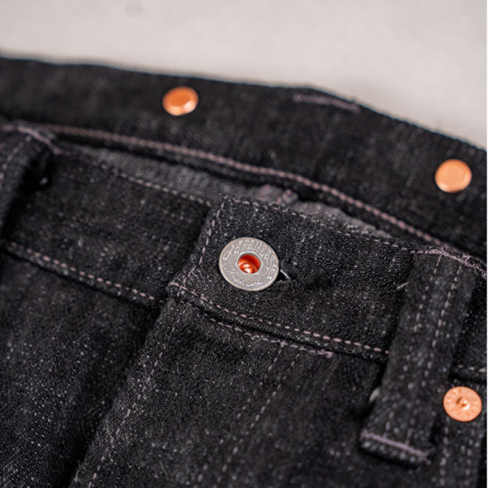 graphzero（グラフゼロ）15oz セルビッチ 綛染め ヘリテージジーンズ ブラック メンズ レディース 男女兼用 [GZ-HRJSK-BK] 岡山 倉敷 児島 ジーンズ デニム ブランド