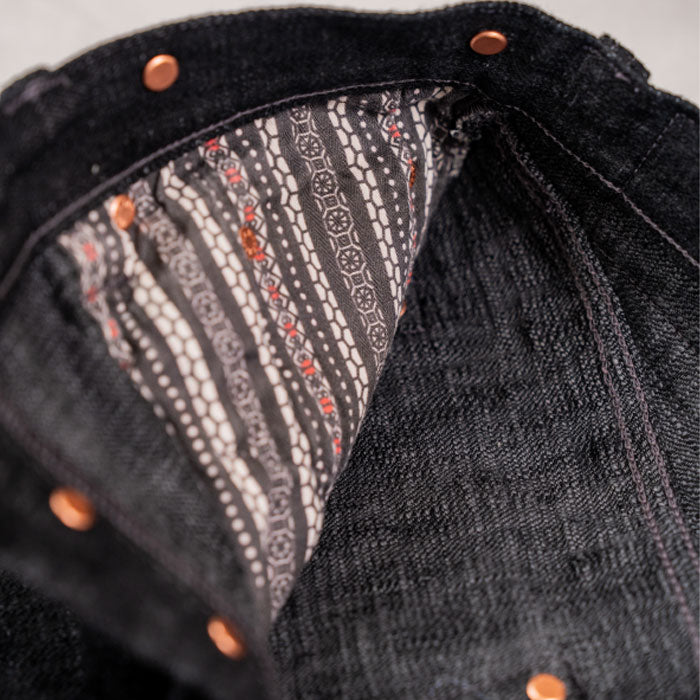 graphzero（グラフゼロ）15oz セルビッチ 綛染め ヘリテージジーンズ ブラック メンズ レディース 男女兼用 [GZ-HRJSK-BK] 岡山 倉敷 児島 ジーンズ デニム ブランド