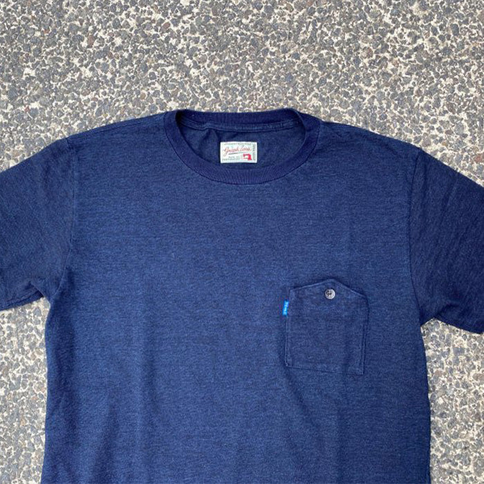 graphzero (graph zero) indigo crew neck T-shirt short sleeve men's ladies [GZ-IDTC-0506]