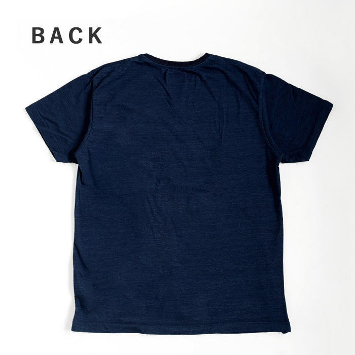 graphzero Crew Neck T-Shirt Indigo Short Sleeve Men's Women's [GZ-IDTC-25] Okayama Kurashiki Kojima Jeans Denim Brand 