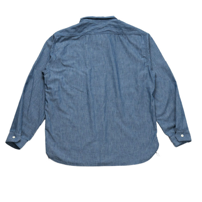 graphzero Jail Pocket Long Sleeve Shirt M44 Chambray [GZ-JLPLS-CM] Okayama Kurashiki Kojima Jeans Denim Brand