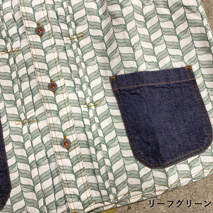 [3 colors] graphzero Italian collar short-sleeved shirt bandana pattern black navy red men's ladies' unisex [GZ-ITLS-0605]