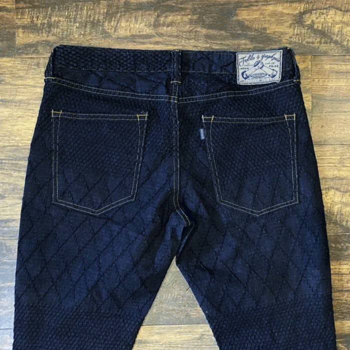 graphzero Kendo Denim Slim Straight Jeans Blue 11oz One Wash Men's Women's Unisex [GZ-KNSL-0312-BL]