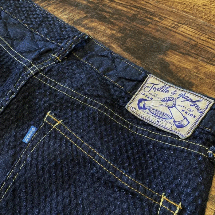 graphzero Kendo Denim Slim Straight Jeans Blue 11oz One Wash Men's Women's Unisex [GZ-KNSL-0312-BL]