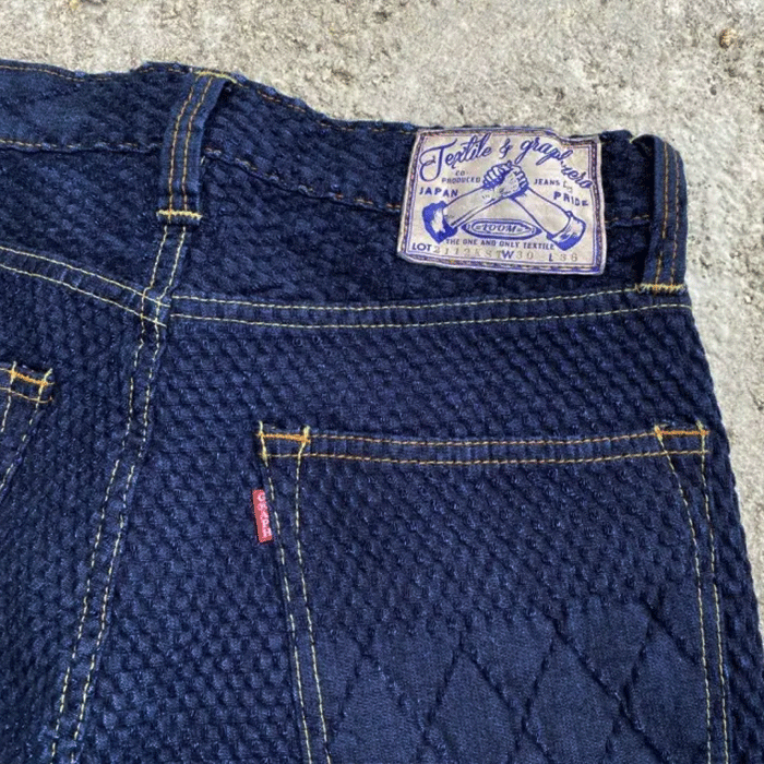 graphzero Kendo Denim Straight Jeans Blue 11oz One Wash Men